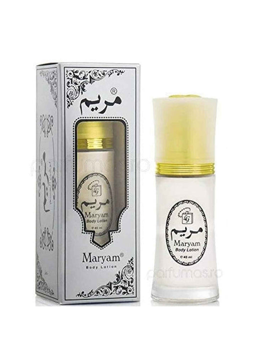 Maryam Body Lotion 40mL – Lightweight Daily Moisturiser for Soft & Smooth Skin – Travel Size, Non-Greasy, Fast Absorbing, Suitable for All Skin Types