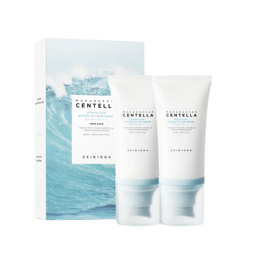 Madagascar Centella Hyalu-Cica Water-Fit Sun Serum (SPF50+ PA++++) - 50 ml x 2 - Skin Glow