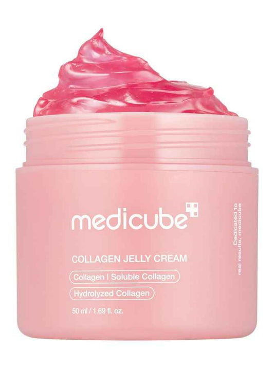 Medicube Collagen Jelly Cream- Niacinamide & Freeze-Dried Hydrolyzed Collagen - Boosts skin's barrier hydration and gives 24h Glow & Lifted Look
