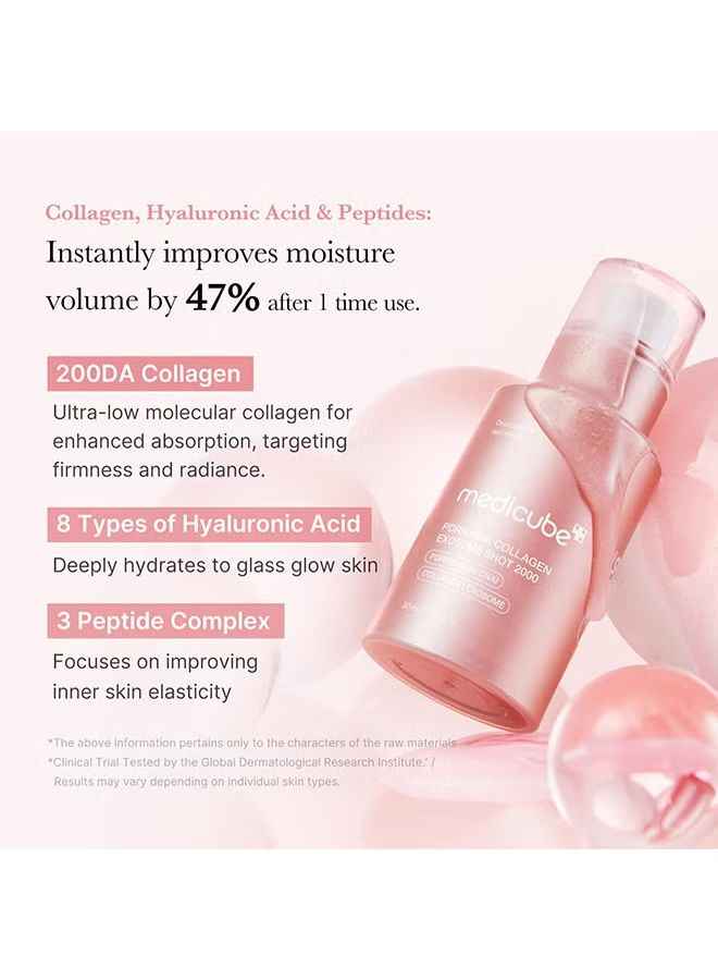 Medicube PDRN Pink Collagen Exosome Shot Serum 2,000 PPM | Liquid Skin Booster