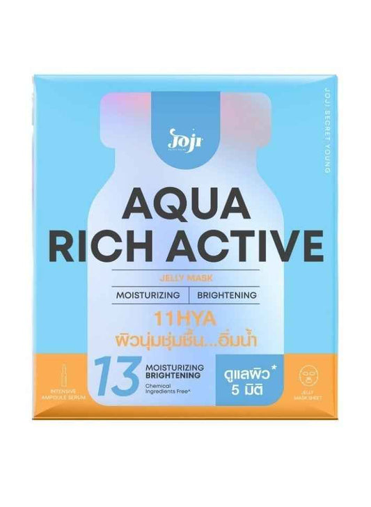 JOJI Secret Young Aqua Rich Active Jelly Mask 50g – Deep Hydration, Refreshing & Glow Boost