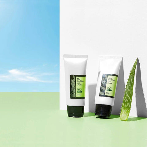 Aloe Soothing Sun Cream (SPF50 PA+++) - 50 ml - Skin Glow