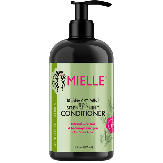 Mielle Organics Rosemary Mint Strengthening Conditioner with Biotin, 355 ML.