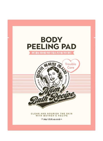Mom's Bath Recipe Body Peeling Pad Trouble Care 1pcs - Skin Glow