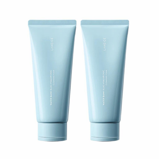 Water Bank Blue Hyaluronic Cleansing Foam Duo Set - 150 g x 2 - Skin Glow